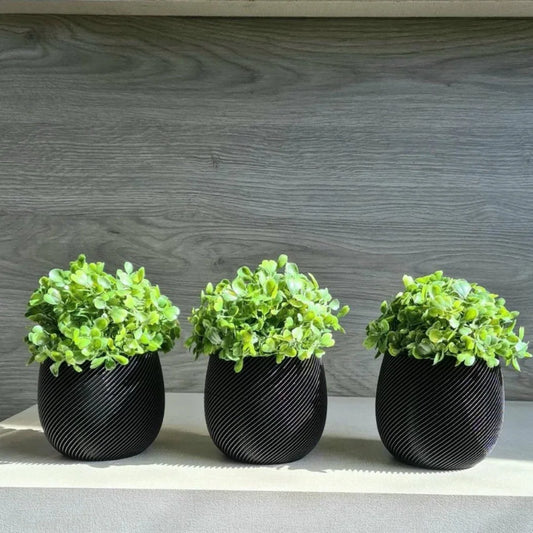 Trio de Vasos Decorativos Minimalista para Suculentas Subtle