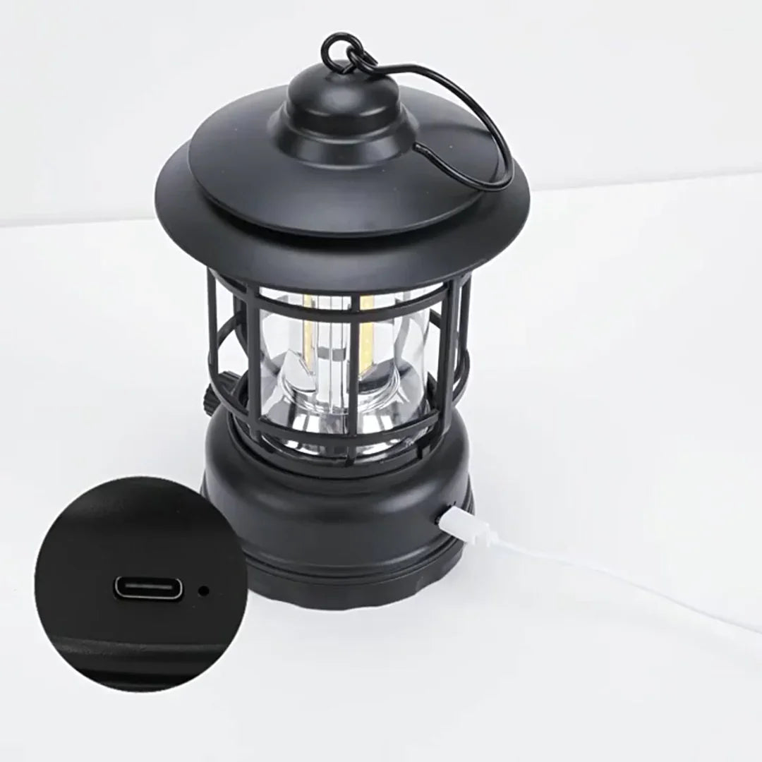 Luminária de Emergência Retrô Glow
