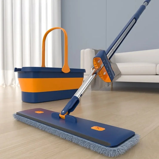 Kit Esfregão e Balde com Raspador de Desaguamento  MopPro