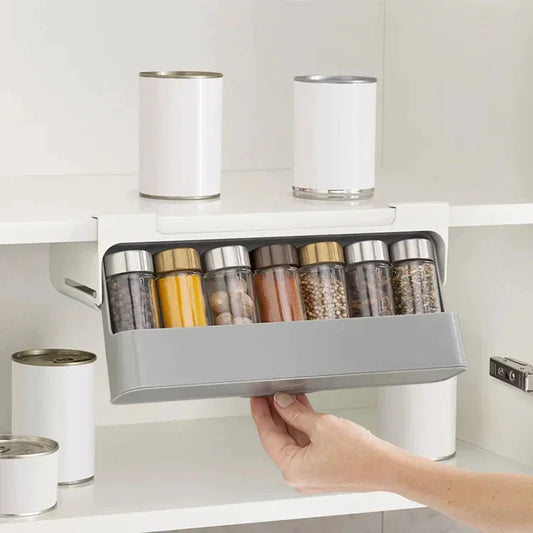 Porta Especiarias com 6 Potes PraticKitchen