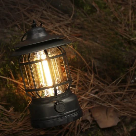Luminária de Emergência Retrô Glow