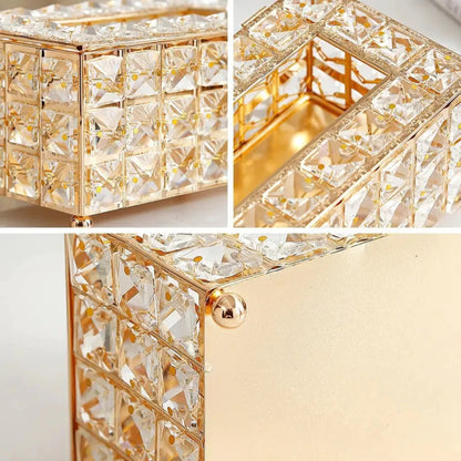 Porta Lenços de papel em Acrílico CrystalDecor