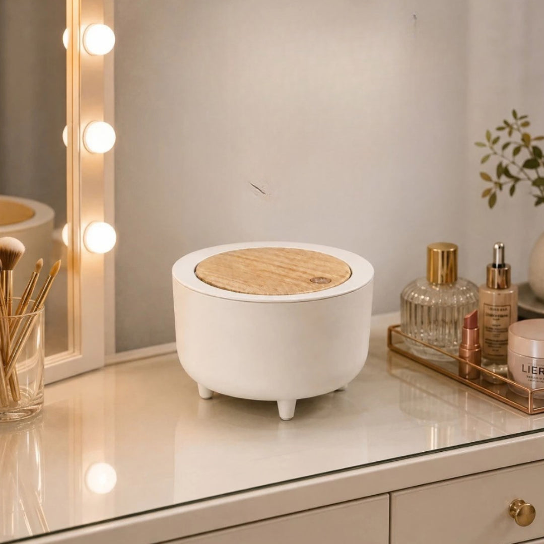Lixeira de Mesa Multiuso BambooBox Redonda