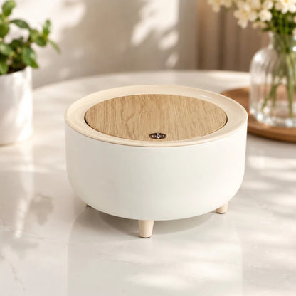 Lixeira de Mesa Multiuso BambooBox Redonda